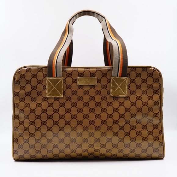AW50❤️ GUCCI GG Monogram Crystal Duffle Bag - Picture 1 of 13